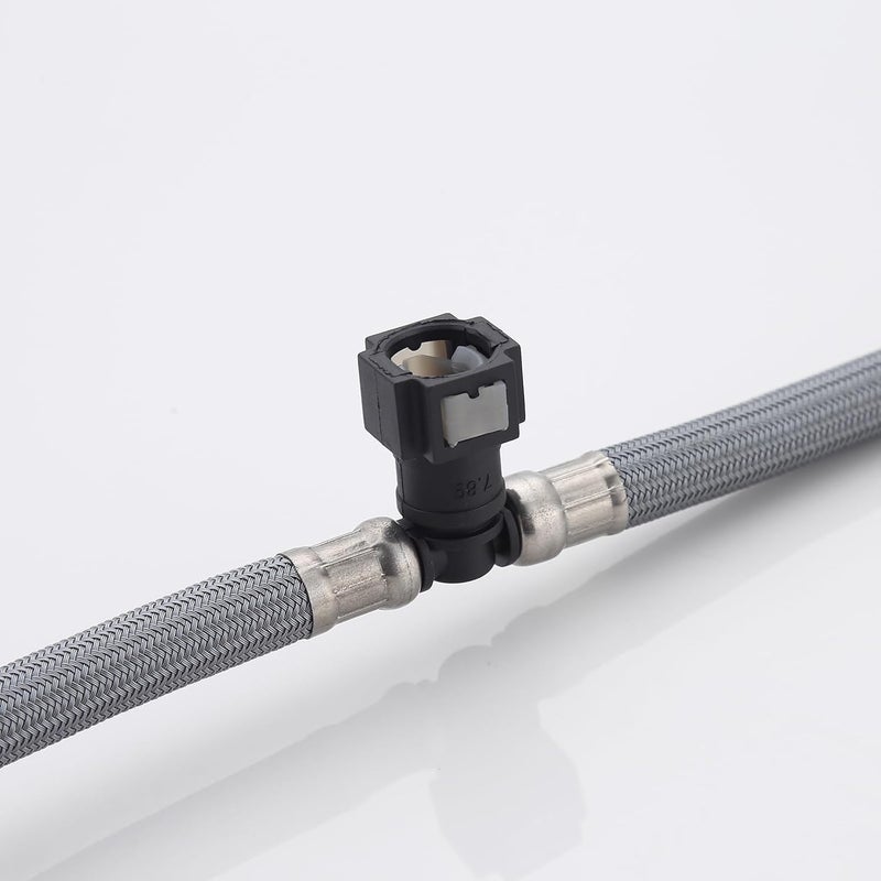 gcbcrit Replacement Hose Kit Compatible with Moen 114299 Widespread Bathroom Sink Faucet Replacement Hose Kit with Duralock Connections - Image 4
